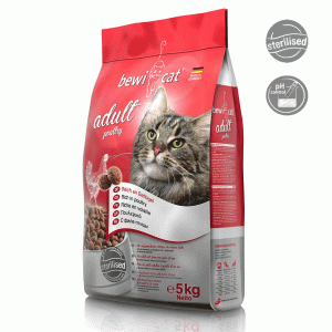 Храна за мачки Bewi Cat со живина