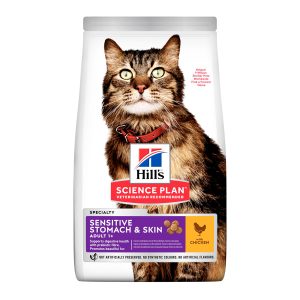 Hill’s-cat-sensative-stomach-&-skin