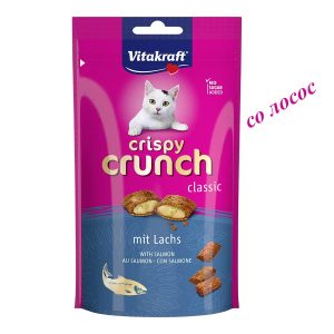 закуски за мачка лосос Cat Crispy crunch Vitakraft