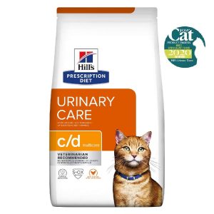 Hill's Mедицинска храна за мачки уринарна нега c/d 1.5кг